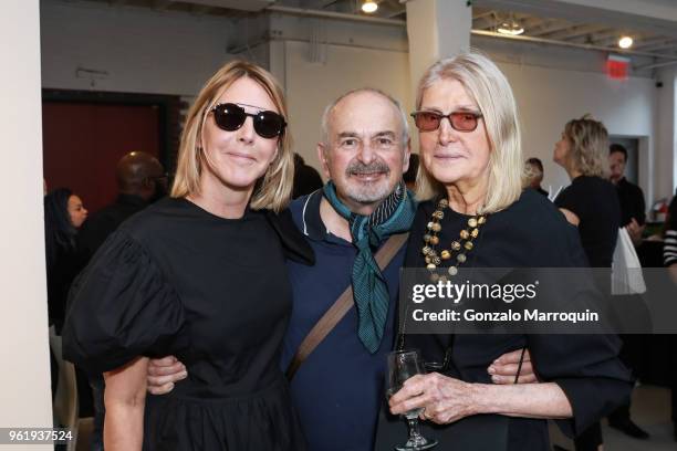 Sarah Gore Reeves, Arthur Elgort and Virginia Chipurnoi during the Humane Society Of New York In Partnership With Aperture Foundation Fine Art...