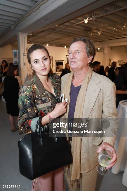 Vajra Kingsley and Stephen Kingsley during the Humane Society Of New York In Partnership With Aperture Foundation Fine Art Photography Benefit...
