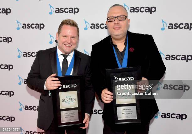 Composers Scott Icenogle winner for Top Netowrk Television Series for 'Will & Grace' and Lior Rosner winner for Top Network Television Series for...