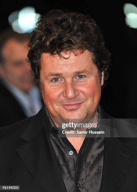 Michael Ball arrives at the ABBAWORLD Exhibition World Premiere at Earls Court on January 26, 2010 in London, England.