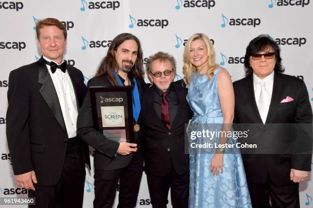 Of Membership, Film & TV Shawn Lemone, Composer Bear McCreary winner for Cable for 'Walking Dead', ASCAP President Paul Williams, CEO of ASCAP Beth...