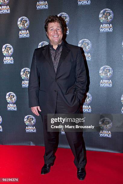 Michael Ball attends ABBAWORLD premiere at Earls Court on January 26, 2010 in London, England.