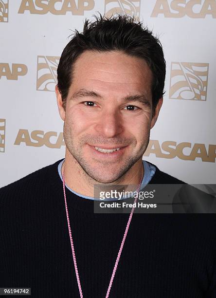 Adam Schlesinger attends the ASCAP Composer and Filmmaker Breakfast during the 2010 Sundance Film Festival at Ciscero Restaurant on January 26, 2010...