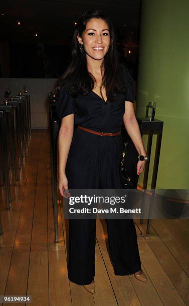 Eleanor Matsuura attends the afterparty following the press night of 'Enron', at Asia de Cuba in St. Martins Lane Hotel on January 26, 2010 in...