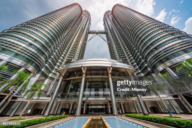 kuala lumpur petronas twin towers architecture malaysia - petronas towers stock pictures, royalty-free photos & images