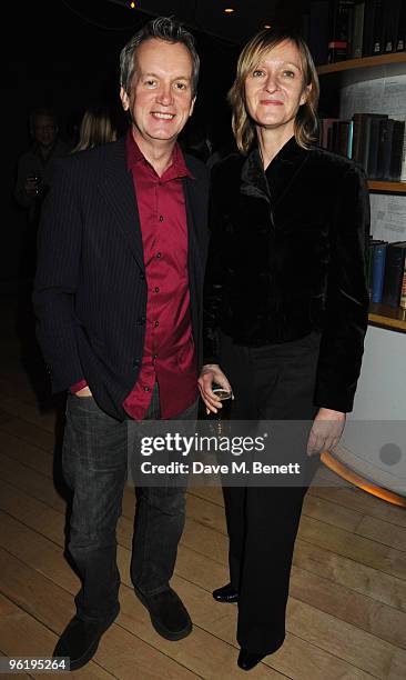 Frank Skinner attends the afterparty following the press night of 'Enron', at Asia de Cuba in St. Martins Lane Hotel on January 26, 2010 in London,...