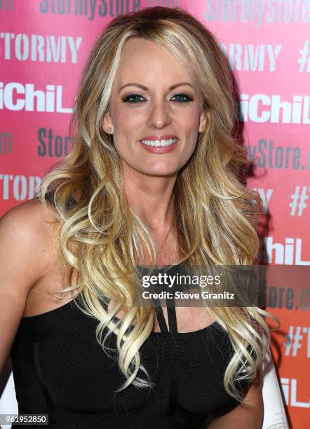 Stormy Daniels Fan Meet And Greet at Chi Chi LaRue's on May 23, 2018 in West Hollywood, California.