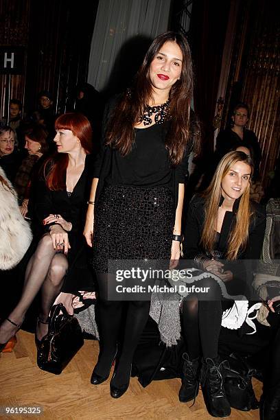 Margherita Missoni attends Givenchy Fashion Show during Paris Fashion Week Haute Couture S/S 2010 on January 26, 2010 in Paris, France.