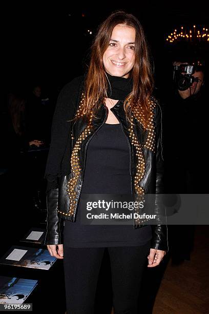 Joana Preiss attends Givenchy Fashion Show during Paris Fashion Week Haute Couture S/S 2010 on January 26, 2010 in Paris, France.