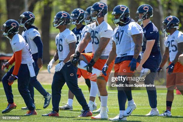 Chicago Bears defensive end Roy Robertson-Harris participates during the Bears OTA session on May 23, 2018 at Halas Hall, in Lake Forest, IL.