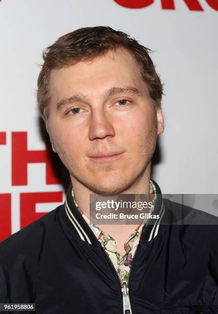 Paul Dano poses at the opening night after party for The New Group Theater's new play "Peace For Mary Frances" at The Yotel Social Drink & Food Club...