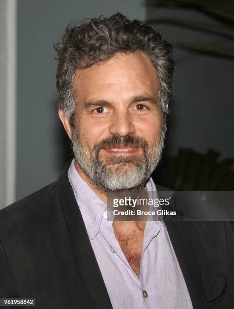 Mark Ruffalo poses at the opening night after party for The New Group Theater's new play "Peace For Mary Frances" at The Yotel Social Drink & Food...