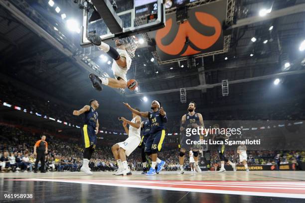 Jeffery Taylor, #44 of Real Madrid in action during the 2018 Turkish Airlines EuroLeague F4 Championship Game between Real Madrid v Fenerbahce Dogus...