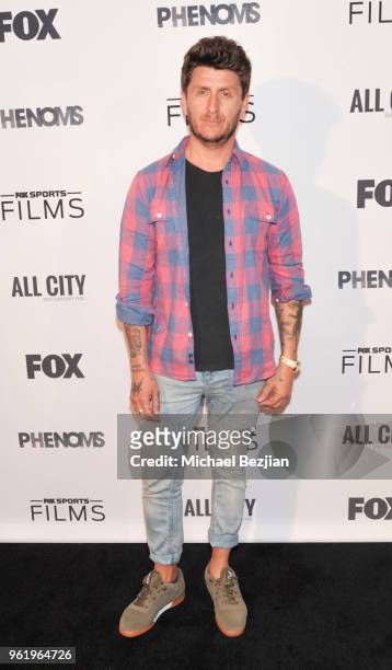 JGoldcrown arrives at Fox Sports Phenoms LA Premiere on May 23, 2018 in Los Angeles, California.