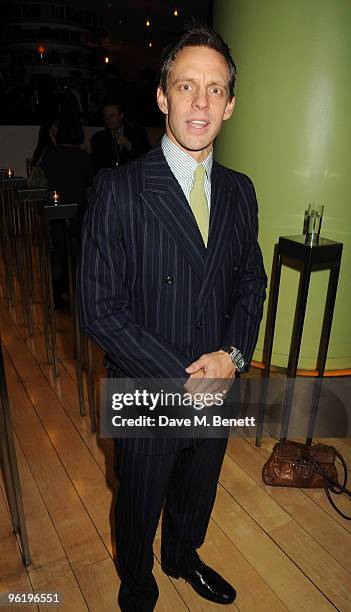 Trevor White attends the afterparty following the press night of 'Enron', at Asia de Cuba in St. Martins Lane Hotel on January 26, 2010 in London,...