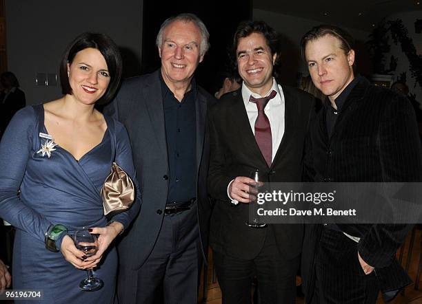 Tim Pigott-Smith, Rupert Goold and Samuel West attend the afterparty following the press night of 'Enron', at Asia de Cuba in St. Martins Lane Hotel...