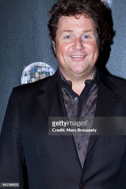 Michael Ball attends the ABBAWORLD premiere at Earls Court on January 26, 2010 in London, England.