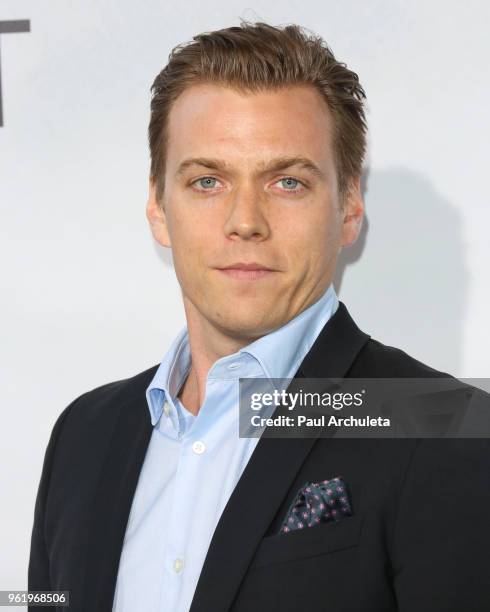 Actor Jake Abel attends the premiere of STX Films' "Adrift" at Regal LA Live Stadium 14 on May 23, 2018 in Los Angeles, California.