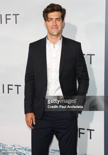 Actor Andrew Duplessie attends the premiere of STX Films' "Adrift" at Regal LA Live Stadium 14 on May 23, 2018 in Los Angeles, California.