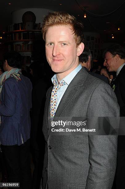 Actor Tom Goodman-Hill attends the afterparty following the press night of 'Enron', at Asia de Cuba in St. Martins Lane Hotel on January 26, 2010 in...