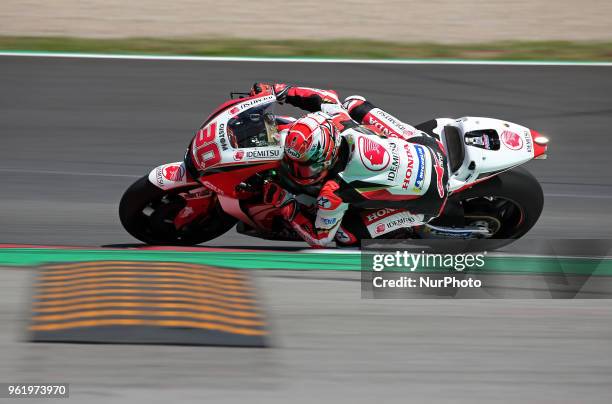 Takaaki Nakagami during the Moto GP test in the Barcelona Catalunya Circuit, on 23th May 2018 in Barcelona, Spain. --