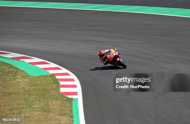 Marc Marquez during the Moto GP test in the Barcelona Catalunya Circuit, on 23th May 2018 in Barcelona, Spain. --