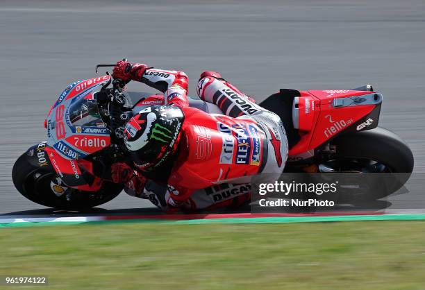 Jorge Lorenzo during the Moto GP test in the Barcelona Catalunya Circuit, on 23th May 2018 in Barcelona, Spain. --