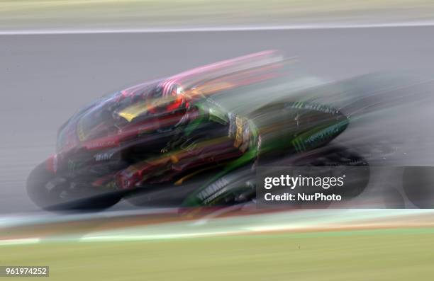 Hafizh Syahrin during the Moto GP test in the Barcelona Catalunya Circuit, on 23th May 2018 in Barcelona, Spain. --