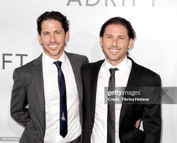 Aaron Kandell and Jordan Kandell attend the premiere of 'Adrift' at Regal LA Live Stadium 14 on May 23, 2018 in Los Angeles, California.