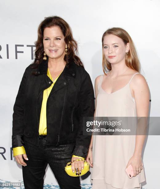 Marcia Gay Harden and her daughter, Julitta Scheel, attend the premiere of 'Adrift' at Regal LA Live Stadium 14 on May 23, 2018 in Los Angeles,...