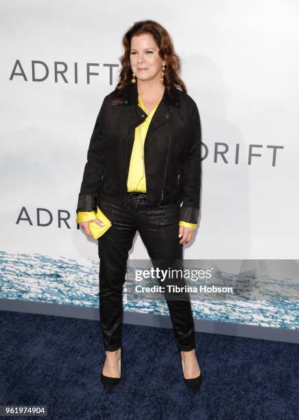 Marcia Gay Harden attends the premiere of 'Adrift' at Regal LA Live Stadium 14 on May 23, 2018 in Los Angeles, California.