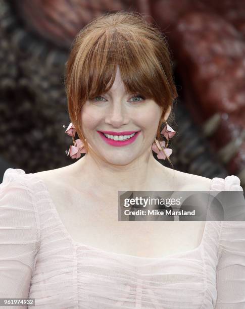 Bryce Dallas Howard, during the 'Jurassic World: Fallen Kingdom' photocall at London Bridge on May 24, 2018 in London, England.