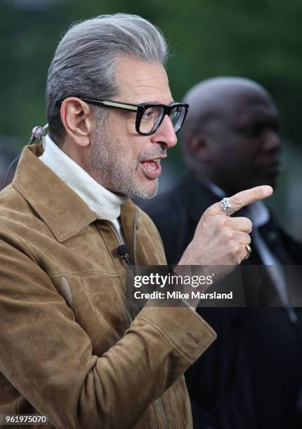 Jeff Goldblum during the 'Jurassic World: Fallen Kingdom' photocall at London Bridge on May 24, 2018 in London, England.