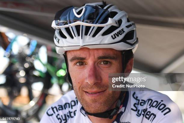 French rider Thomas Lebas from Kinan Cycling Team wins Minami Shinshu stage, 123.6km on Shimohisakata Circuit race, the fifth stage of Tour of Japan...