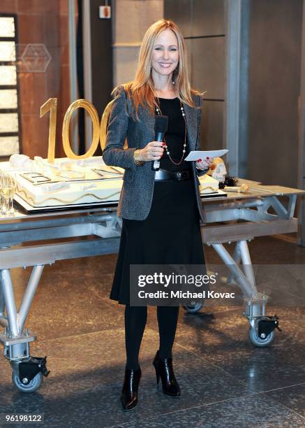 Twentieth Century Fox Television Chairman Dana Walden attends the 20th Century Fox's "Bones" 100th Episode Celebration at Fox Studio Lot on January...