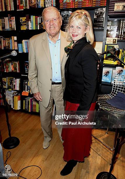 Actors Dick Van Patten and Dianne Kay attend Dick Van Patten's book signing of "Eighty Is Not Enough" at Book Soup on January 25, 2010 in West...