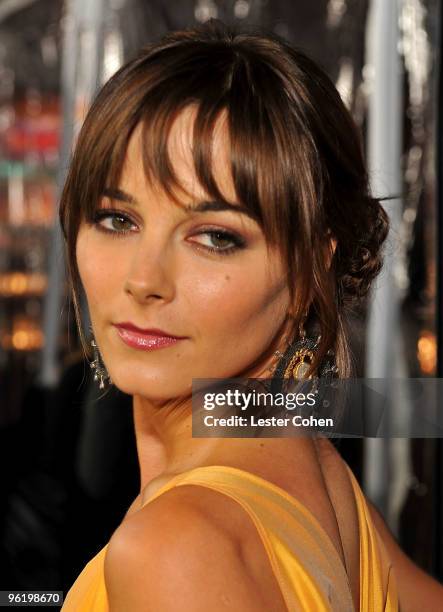 Actress Bojana Novakovic arrives at the "Edge Of Darkness" premiere held at Grauman's Chinese Theatre on January 26, 2010 in Hollywood, California.