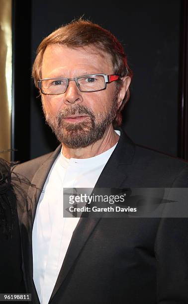 Bjorn Ulvaeus at the ABBAWORLD Exhibition at Earls Court on January 26, 2010 in London, England.