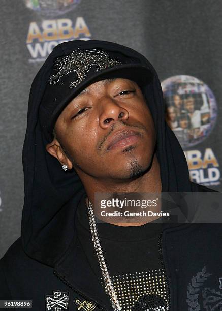 Sisqo attends the ABBAWORLD premiere at Earls Court on January 26, 2010 in London, England.