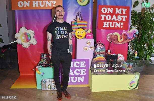 Philip Normal attends the Paperchase x Philip Normal VIP Breakfast Club at Hogarth House on May 24, 2018 in London, England.