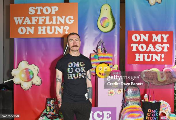 Philip Normal attends the Paperchase x Philip Normal VIP Breakfast Club at Hogarth House on May 24, 2018 in London, England.