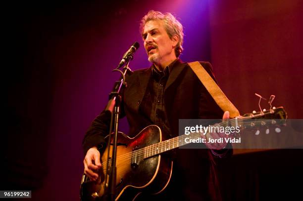 Howe Gelb of Giant Sand performs on stage at Sala Apolo on January 26, 2010 in Barcelona, Spain.