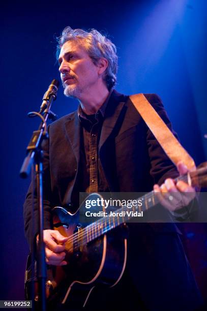 Howe Gelb of Giant Sand performs on stage at Sala Apolo on January 26, 2010 in Barcelona, Spain.