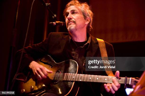 Howe Gelb of Giant Sand performs on stage at Sala Apolo on January 26, 2010 in Barcelona, Spain.