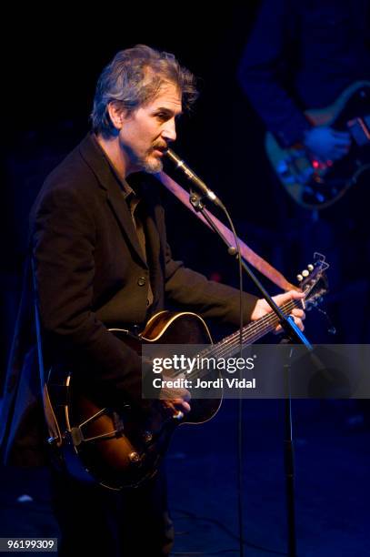 Howe Gelb of Giant Sand performs on stage at Sala Apolo on January 26, 2010 in Barcelona, Spain.