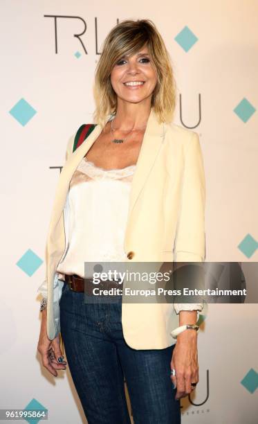 Arantxa de Benito attends the presentation of the launching of Terelu Campos's first jewellry collection 'TRLU' on May 23, 2018 in Madrid, Spain.