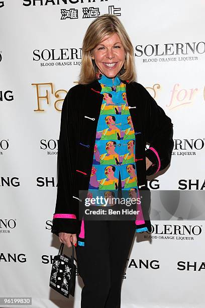 Socialite Jamee Gregory attends the premiere of "Falling For Grace" at the Asia Society on January 26, 2010 in New York City.