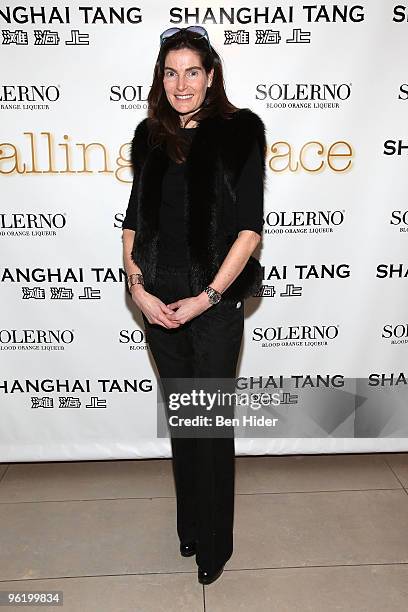 Socialite Jennifer Creel attends the premiere of "Falling For Grace" at the Asia Society on January 26, 2010 in New York City.