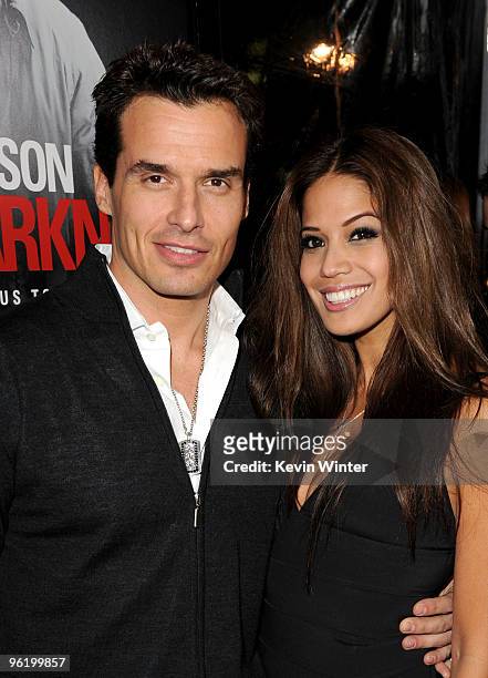 Actor Antonio Sabato Jr. And guest arrive at the premiere Of Warner Bros. "The Edge Of Darkness" held at Grauman's Chinese Theatre on January 26,...