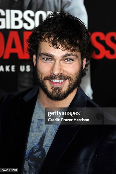 Actor Shawn Roberts arrives at the Premiere Of Warner Bros. "The Edge Of Darkness" held at the Grauman's Chinese Theatre on January 26, 2010 in...